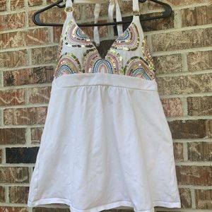 VS Haltertop with Embellishments